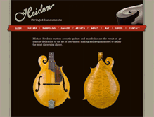 Tablet Screenshot of heideninstruments.ca